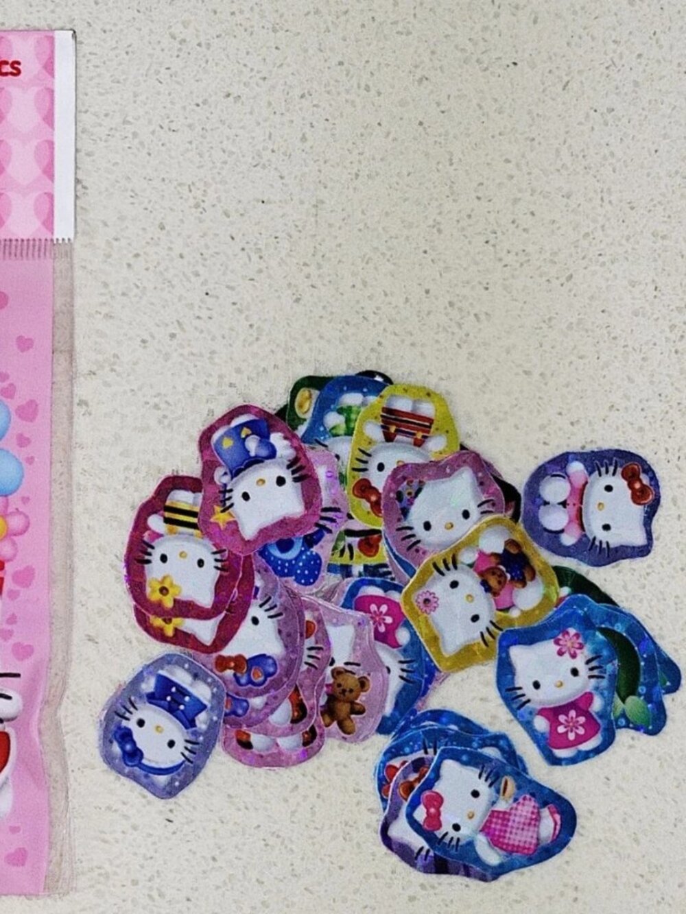 Hello Kitty Anime holographic sticker set - Picture 2 of 2